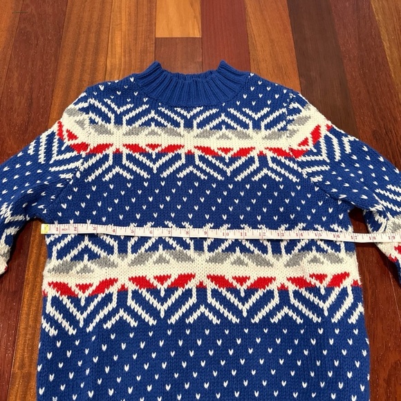 Abercrombie & Fitch Fair Isle Style Sweater Medium - Picture 4 of 4